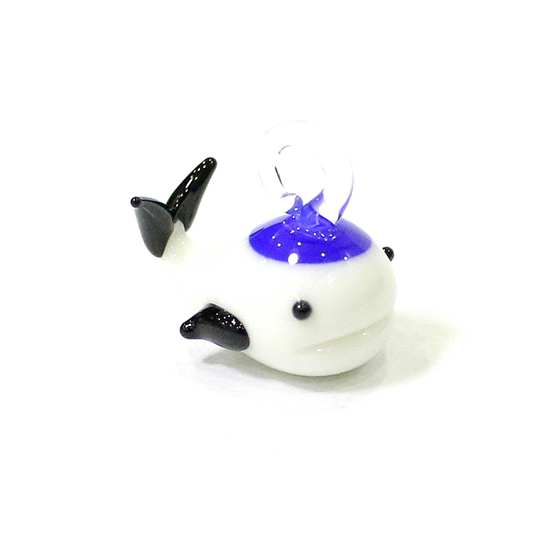 Mini Glass Whale Pendant Cute  - огляд і ціна Marine Aquarium Japan