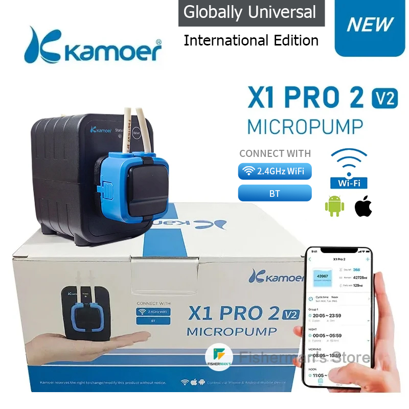 Kamoer X1 PRO 2 V2 WiFi Blueto - огляд і ціна Marine Aquarium Wave Maker