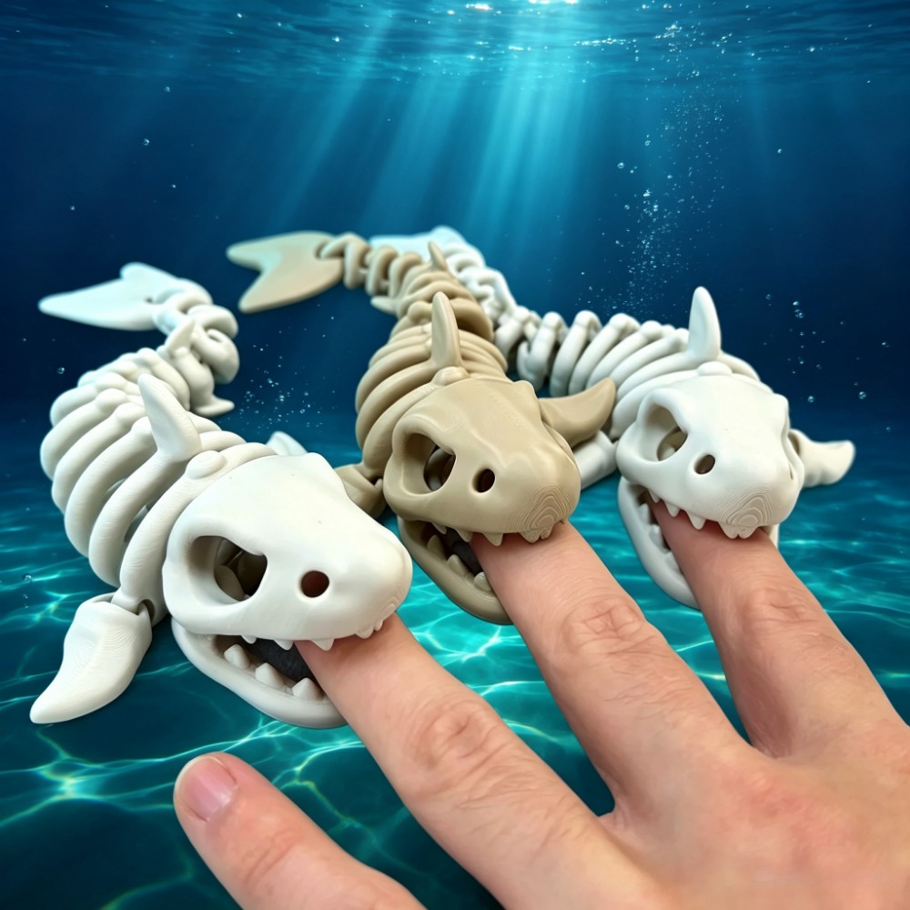 Shark Skeleton Aquarium Decor  - огляд і ціна Marine Aquarium Decorations