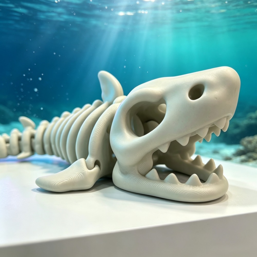 Shark Skeleton Aquarium Decor  - огляд і ціна Marine Aquarium Decorations