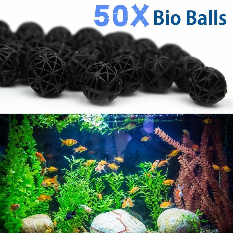 50Pcs 16mm Aquarium Bio Filter - огляд і ціна Marine Aquarium Water
