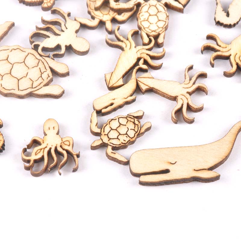 20Pcs 25-40mm Sea Turtle/horse - огляд і ціна Marine Aquarium Decorations