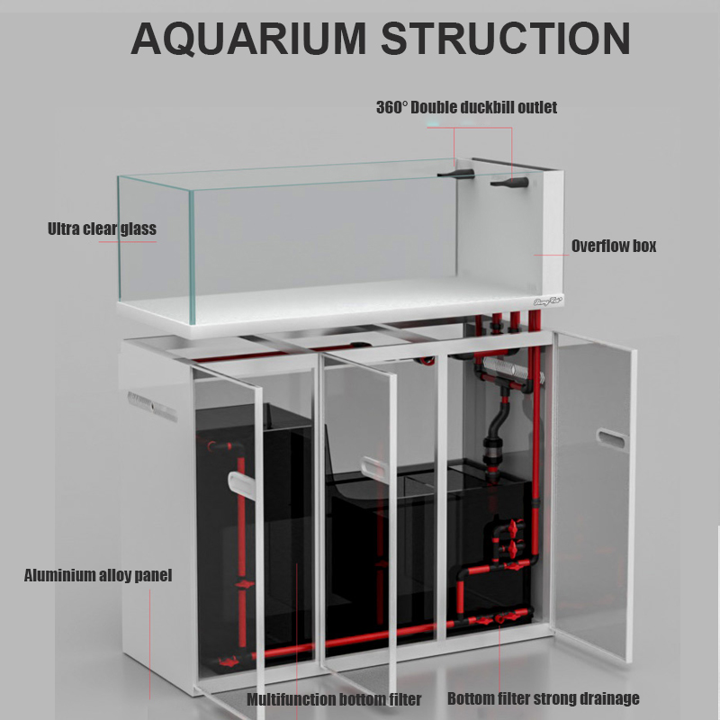 Large Modern Style Glass Fish  - огляд і ціна Aquarium Marine Fish For Sale