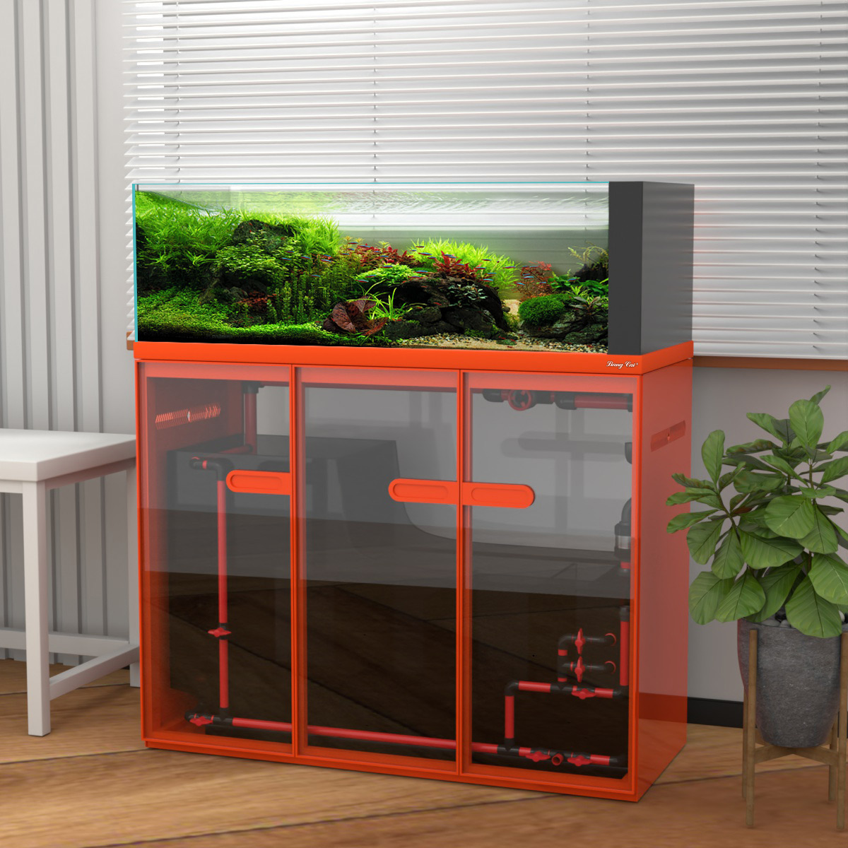 Large Modern Style Glass Fish  - огляд і ціна Aquarium Marine Fish For Sale