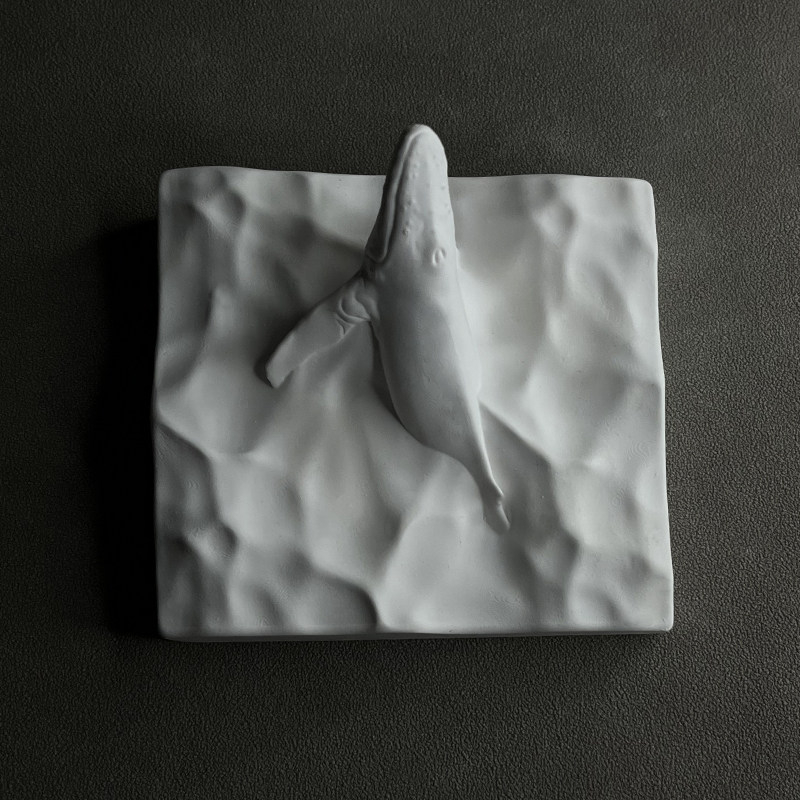 Humpback Whale Statue Plaster  - огляд і ціна Marine Aquarium Decorations