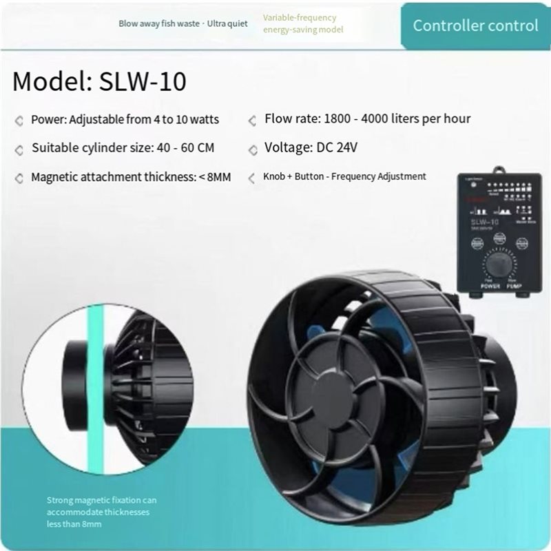 A23P SLW10 Wavemaker Silent Wa - огляд і ціна Marine Aquarium Wave Maker