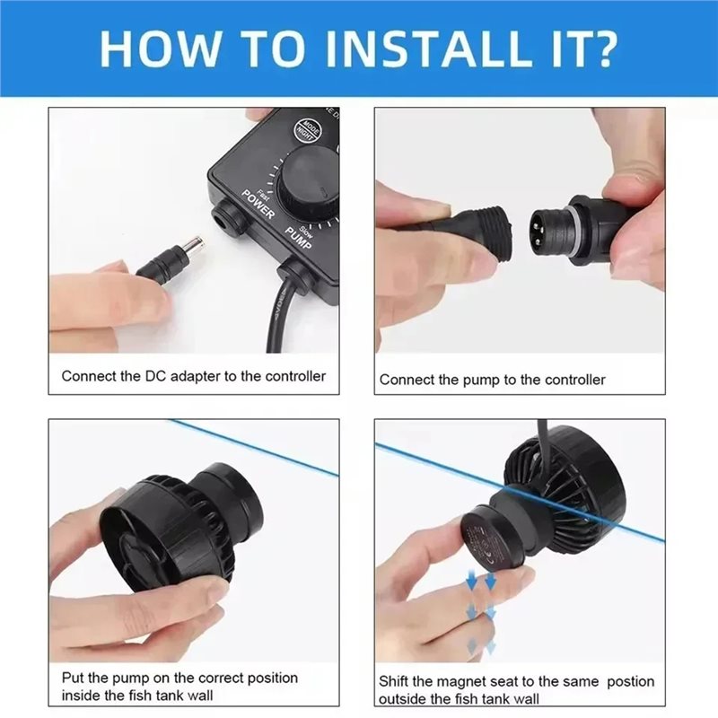 A23P SLW10 Wavemaker Silent Wa - огляд і ціна Marine Aquarium Wave Maker