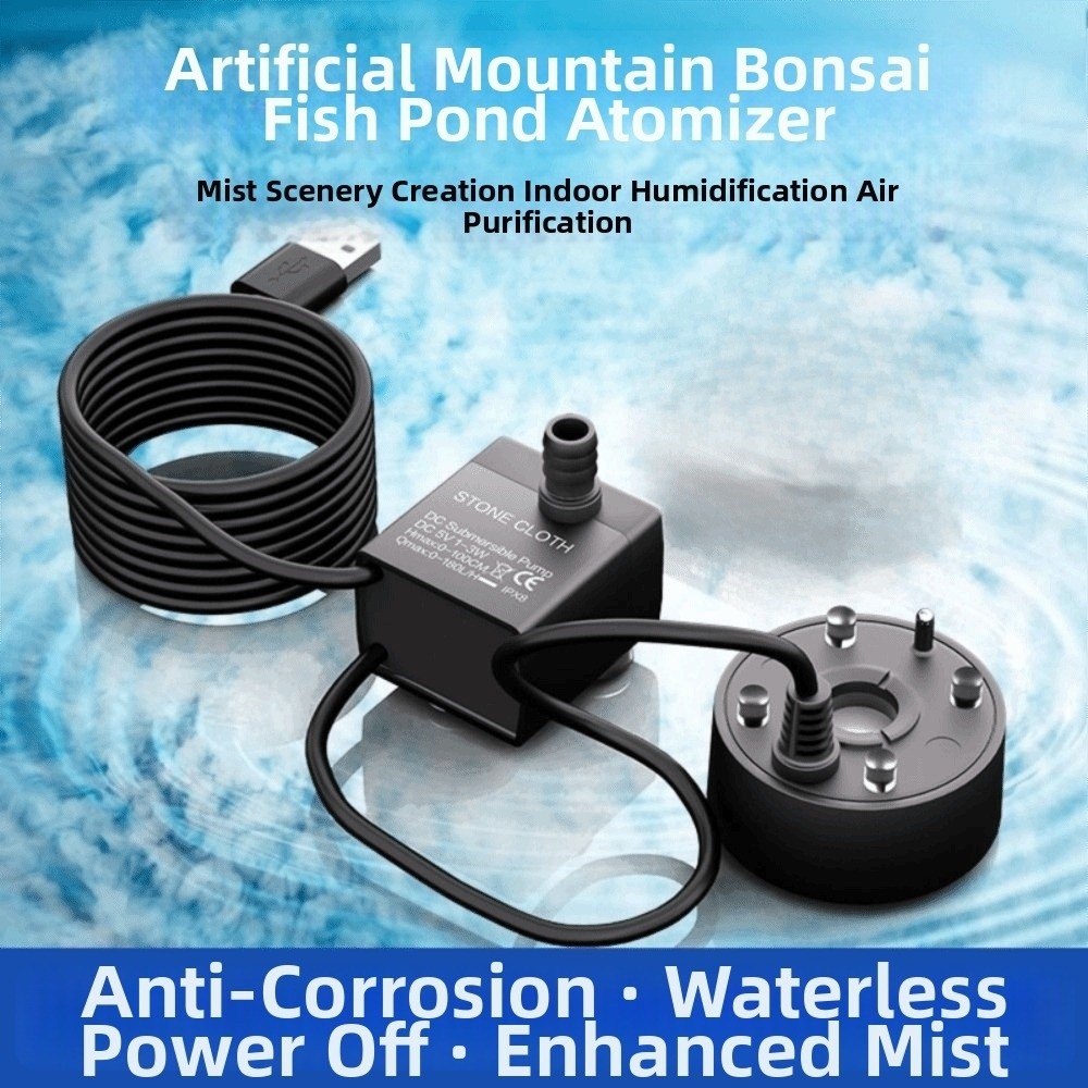 2-IN-1 Mist Maker Colorful LED - огляд і ціна Marine Aquarium Water