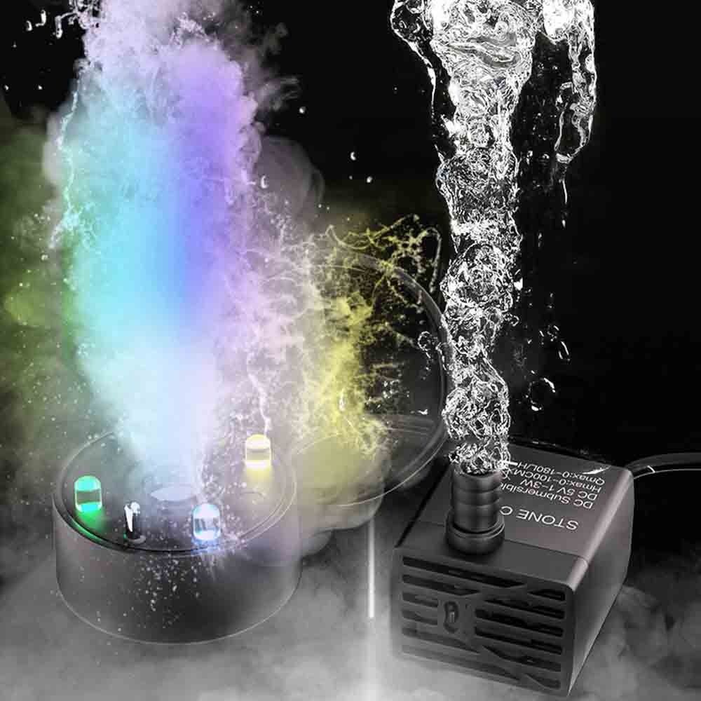 2-IN-1 Mist Maker Colorful LED - огляд і ціна Marine Aquarium Water
