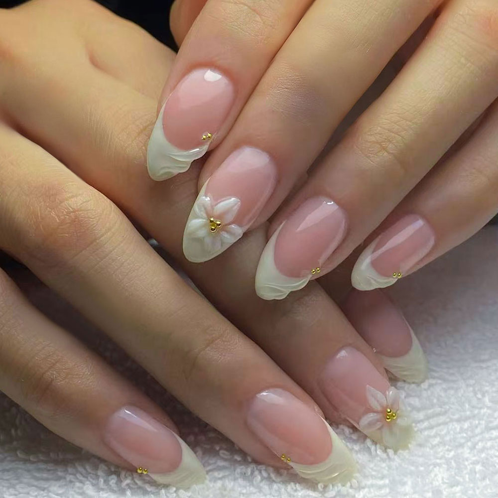 24pcs Almond 3d gel nails Whal - огляд і ціна Marine Aquarium Decorations